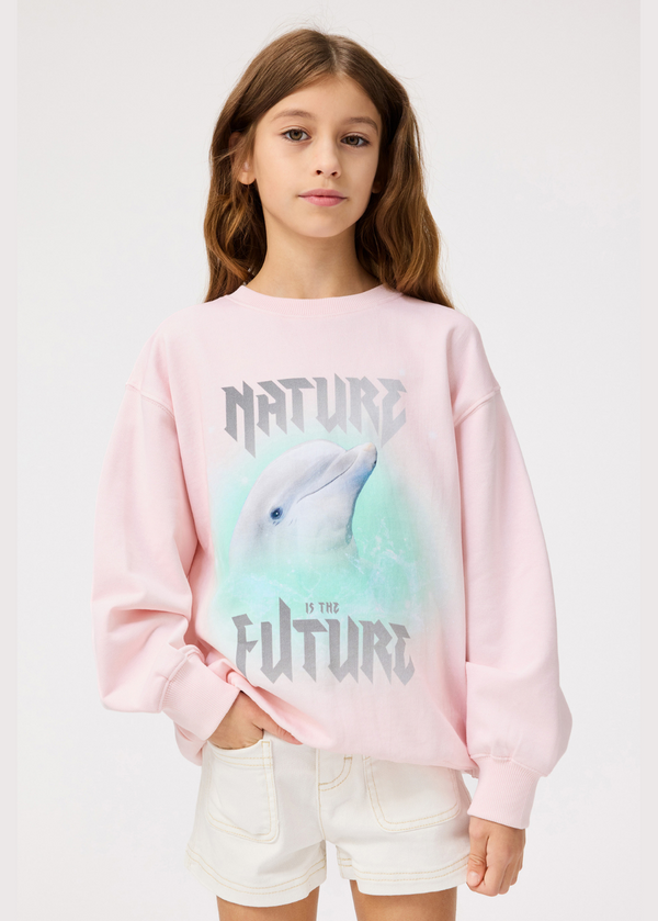 Monti Glitter Dolphin Sweatshirt