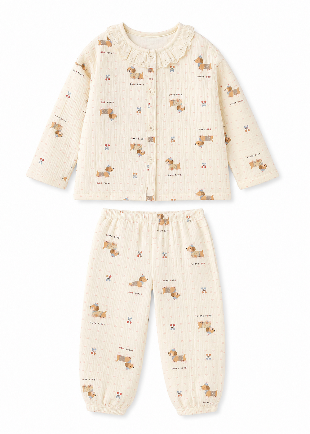 Lucky Puppy Pajama Set