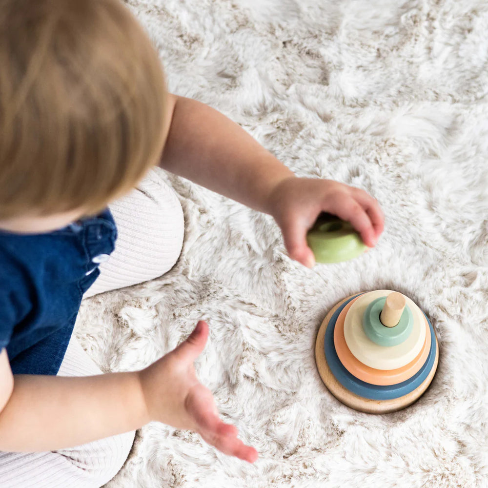 Wooden Stacking Toy Pearhead