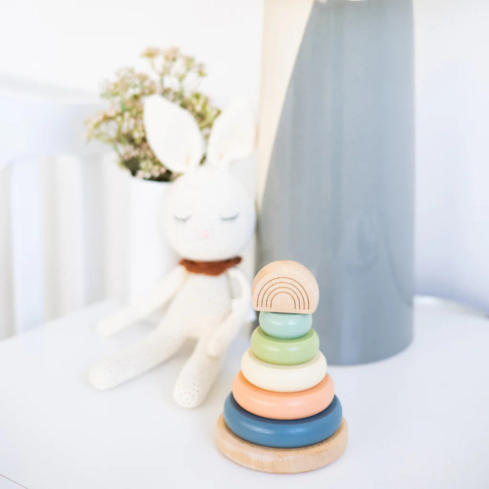 Wooden Stacking Toy Pearhead