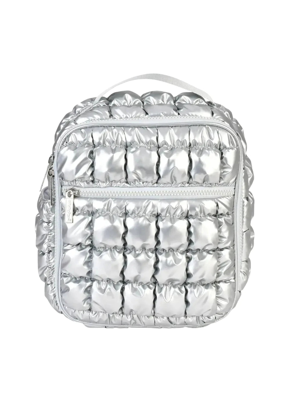 Icy Silver Lunch Tote