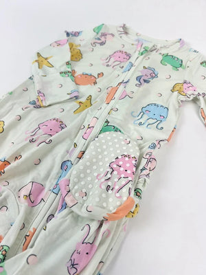Angel Dear Sea Creatures Ruffle 2-Way Zipper Footie