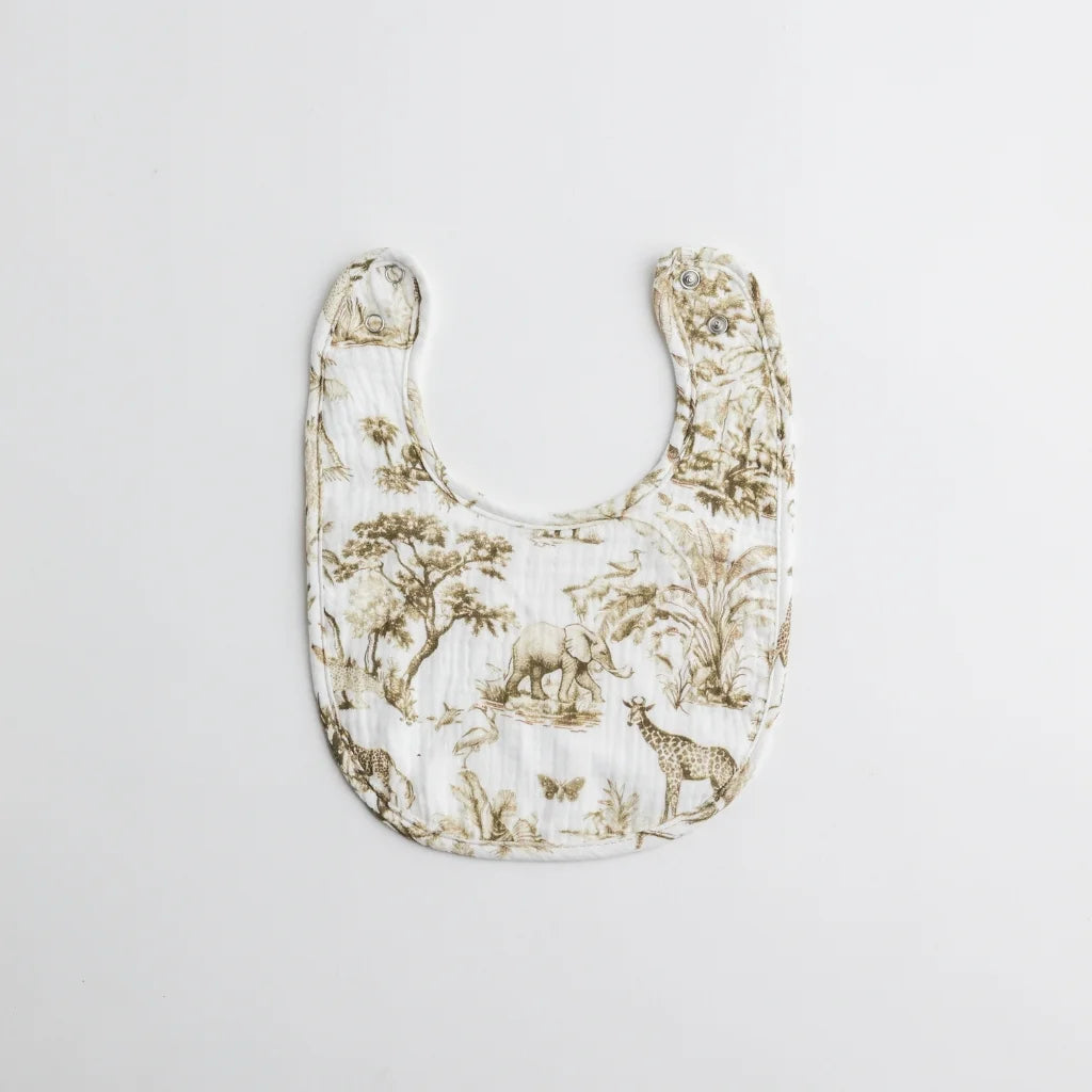 Soft Muslin Baby Bandana Bib Set-5-Pack Organic Cotton