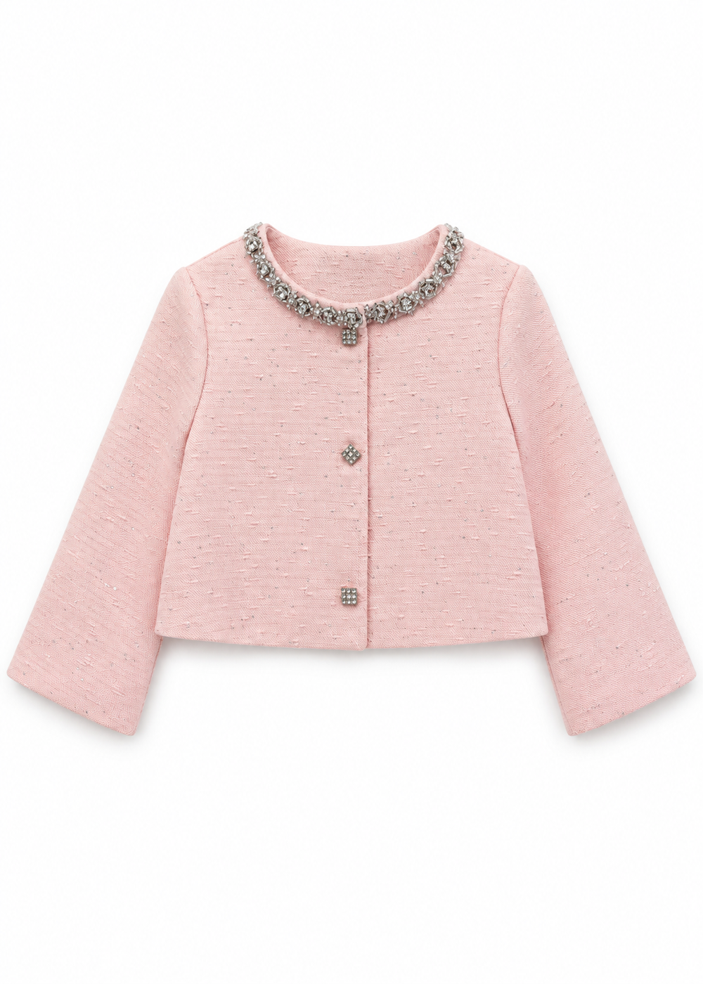 Pink Tweed Jacket & Dress Set