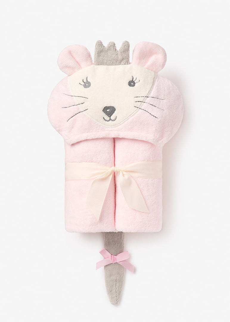Elegant Hooded Baby Bath Wrap