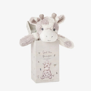 Spot the Giraffe Snuggler Plush Security blanket w/Gift Box.