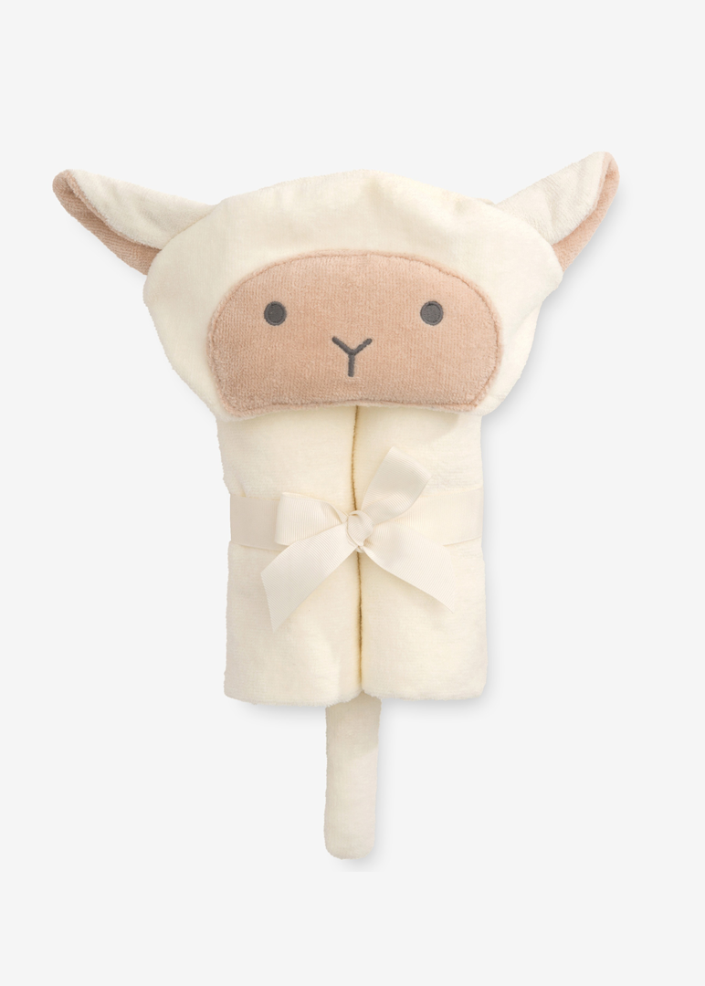Elegant Hooded Baby Bath Wrap