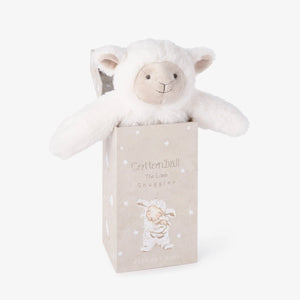 Cotton the Lamb Snuggler Plush Security Blanket w/Gift Box.