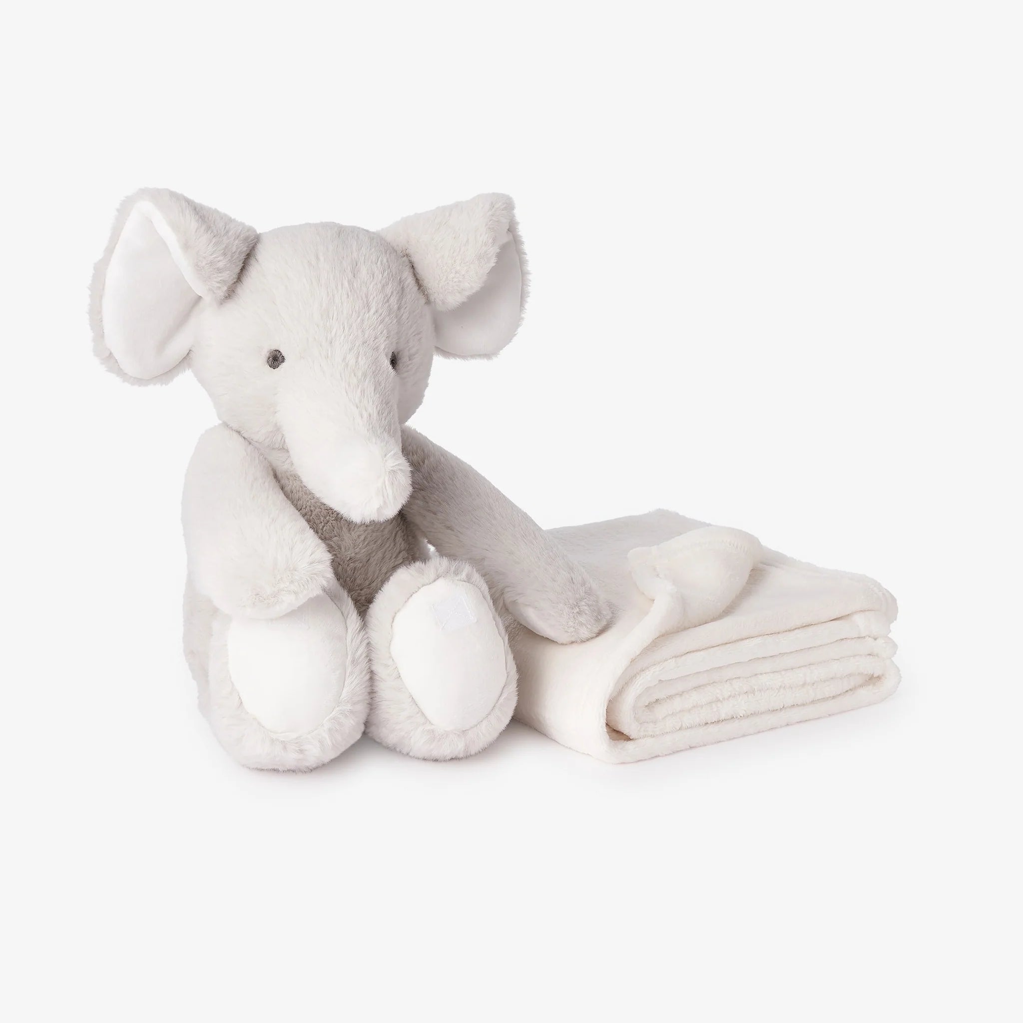 Elephant Bedtime Huggie Plush Toy with Blanket.
