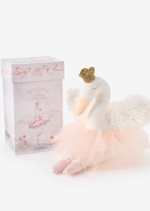 ANASTASIA THE BALLERINA SWAN PLUSH TOY w gift box