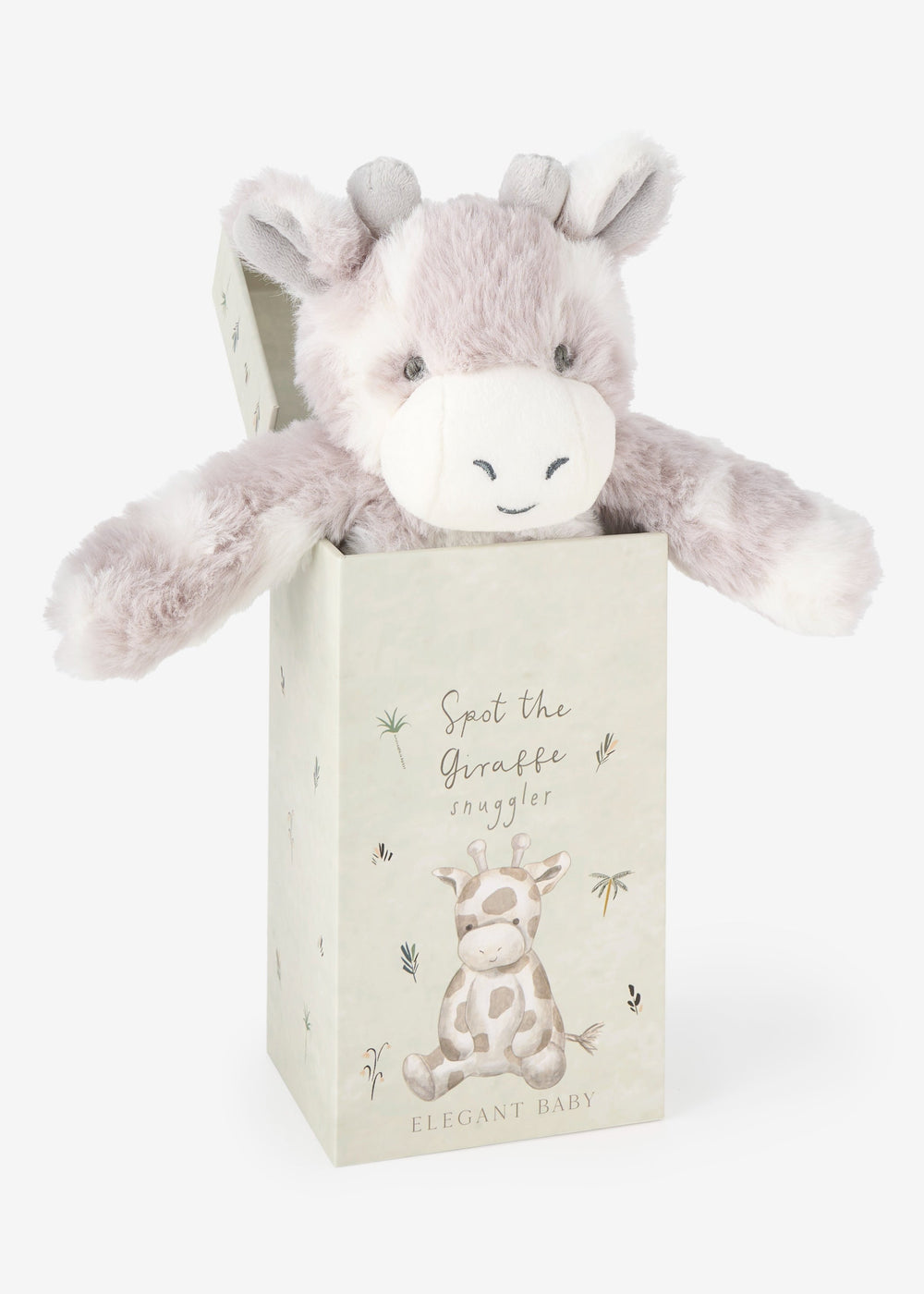 Elegant Baby Snuggler Plush Blankie w/Gift Box
