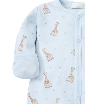 Sophie la girafe Blue Print Footie for baby