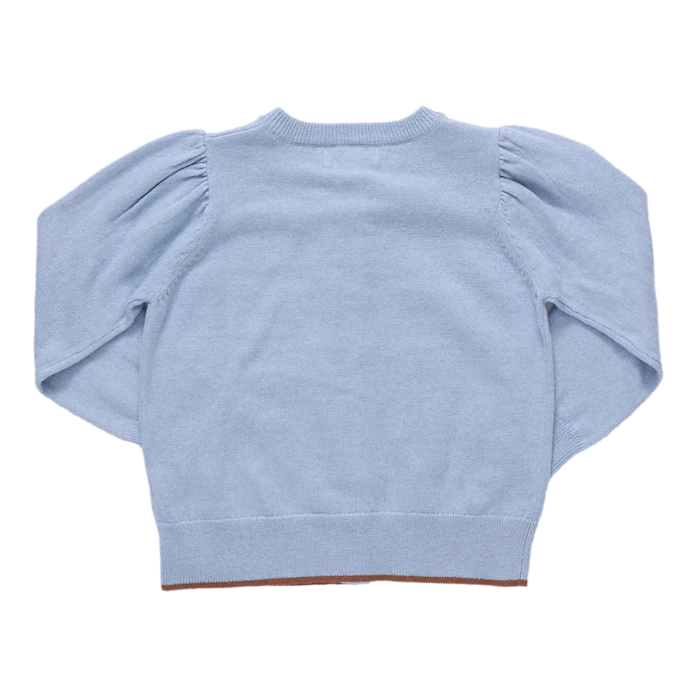 Pink Chicken Constance Sweater -  Light Blue Apple