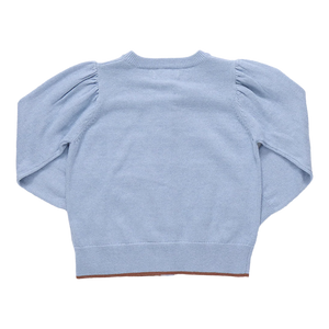 Pink Chicken Constance Sweater -  Light Blue Apple