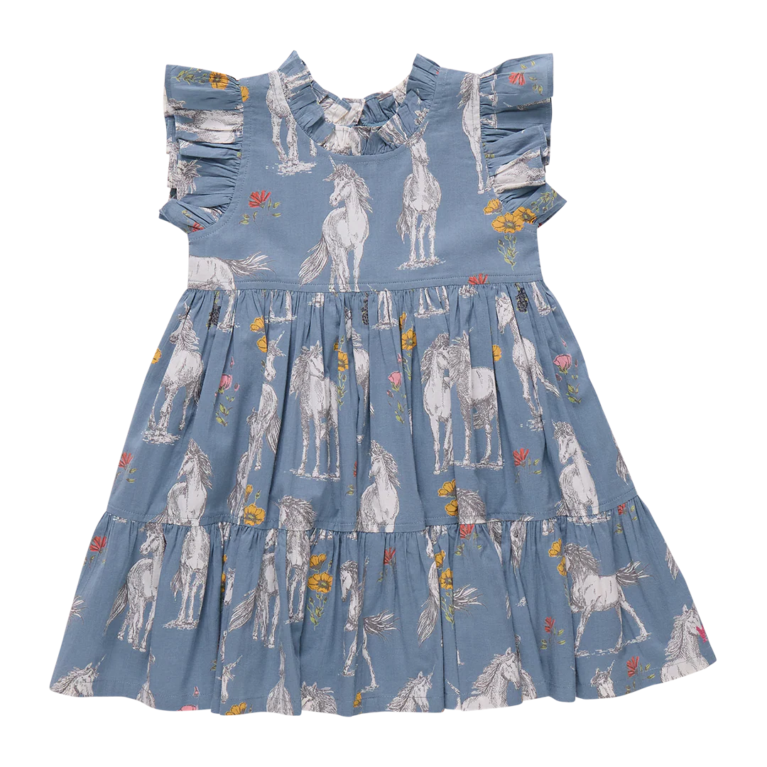 Pink Chicken Jennifer dress Unicorn field