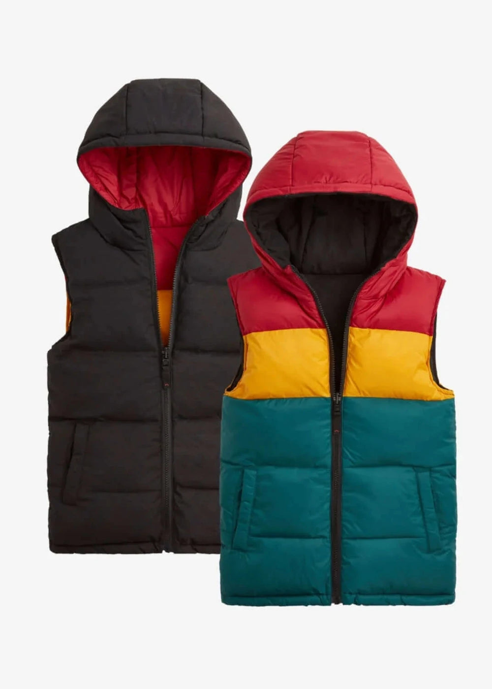 Boys Alpine Colorblock Reversible Vest