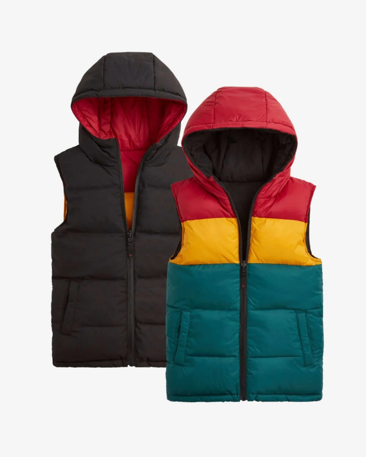 Boys Alpine Colorblock Reversible Vest