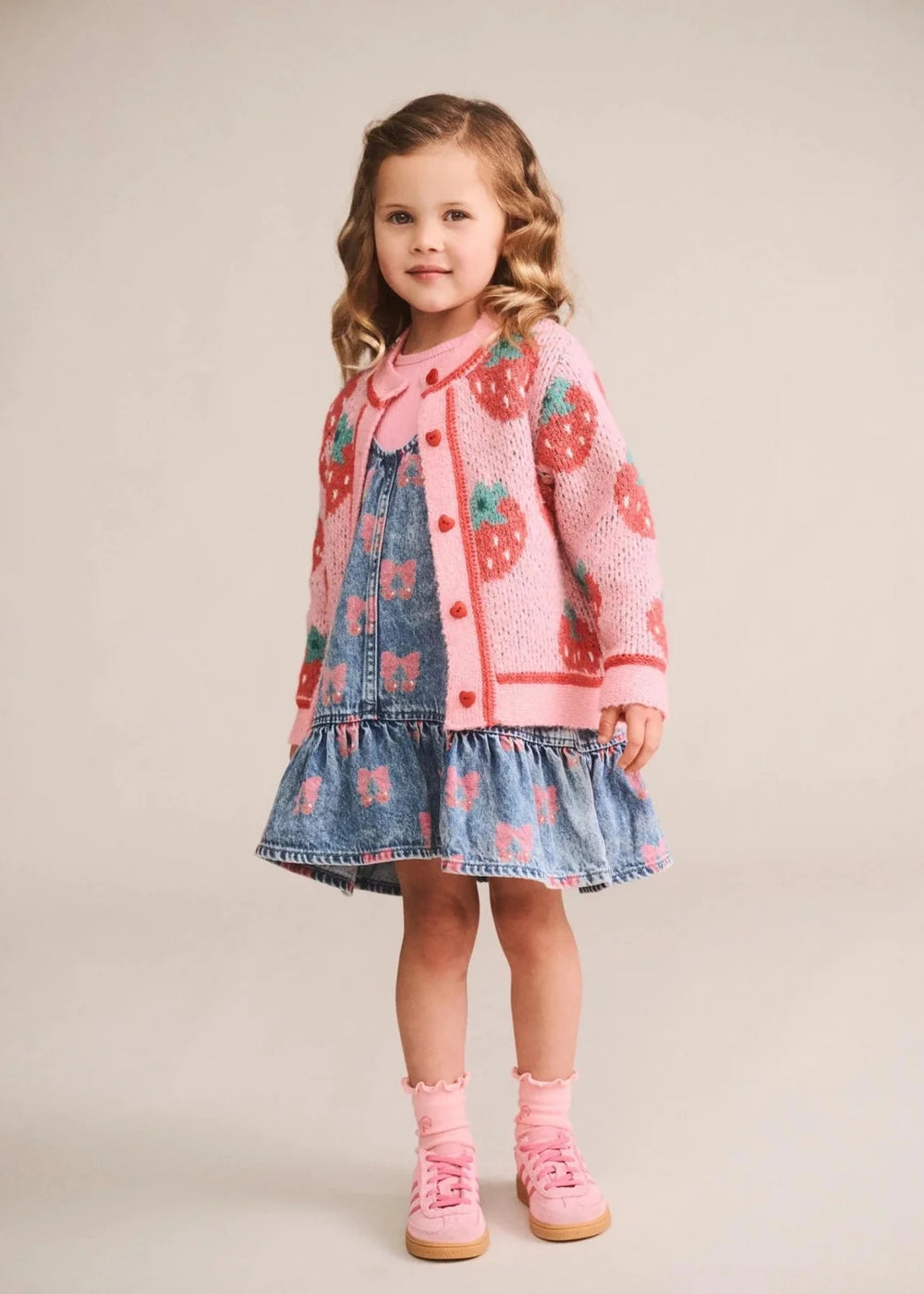 Strawberry Fields Sponge Cardigan