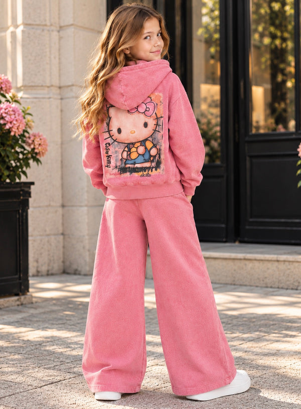 Girls Hello Kitty Pink Set