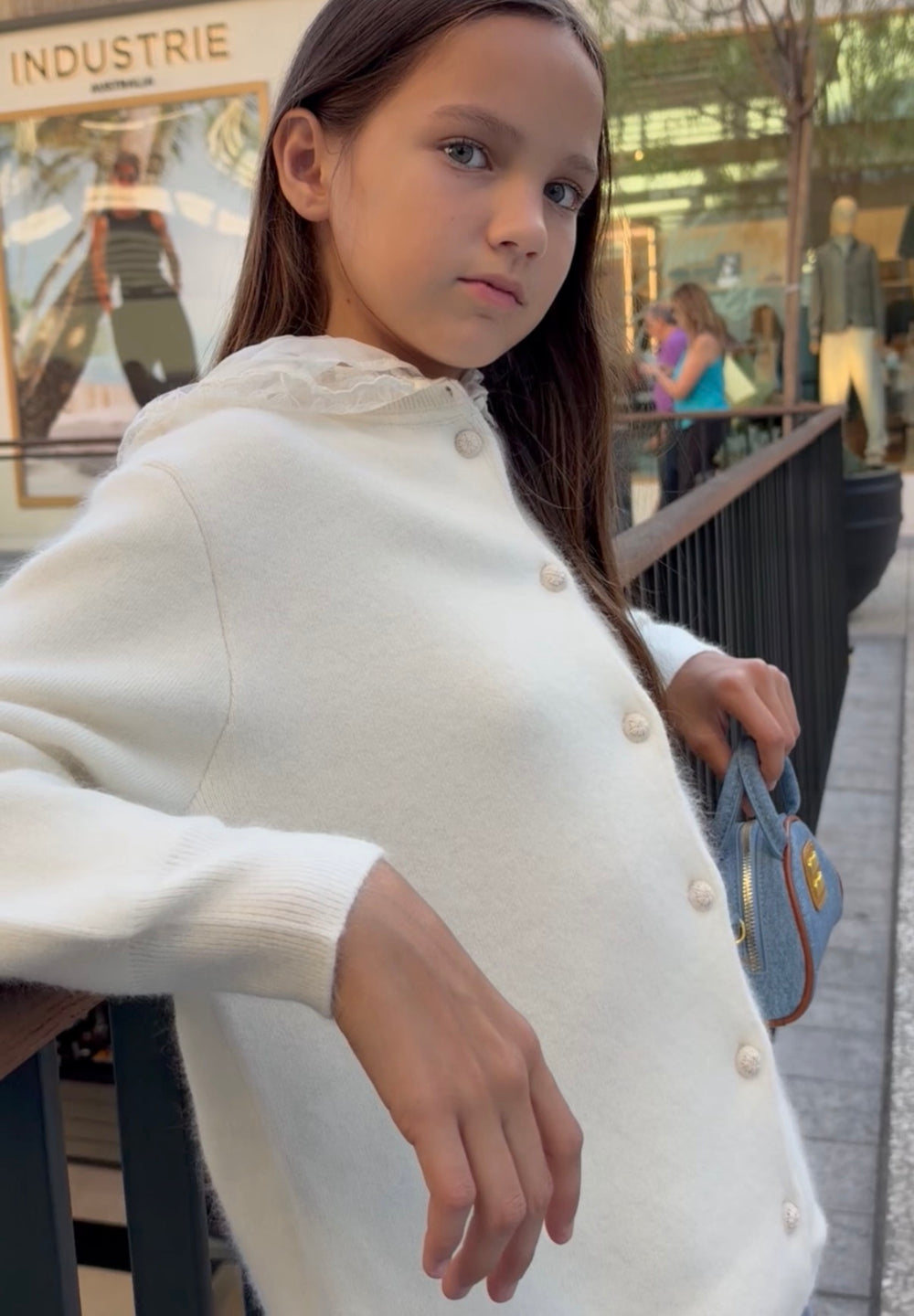 Lace Hooded Cardigan