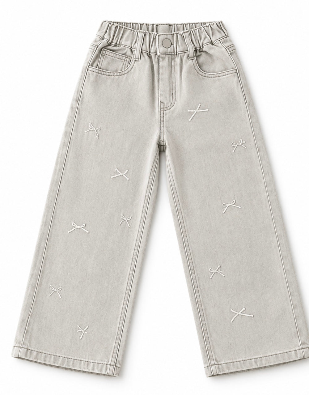 Sparkle Bows Denim Jeans