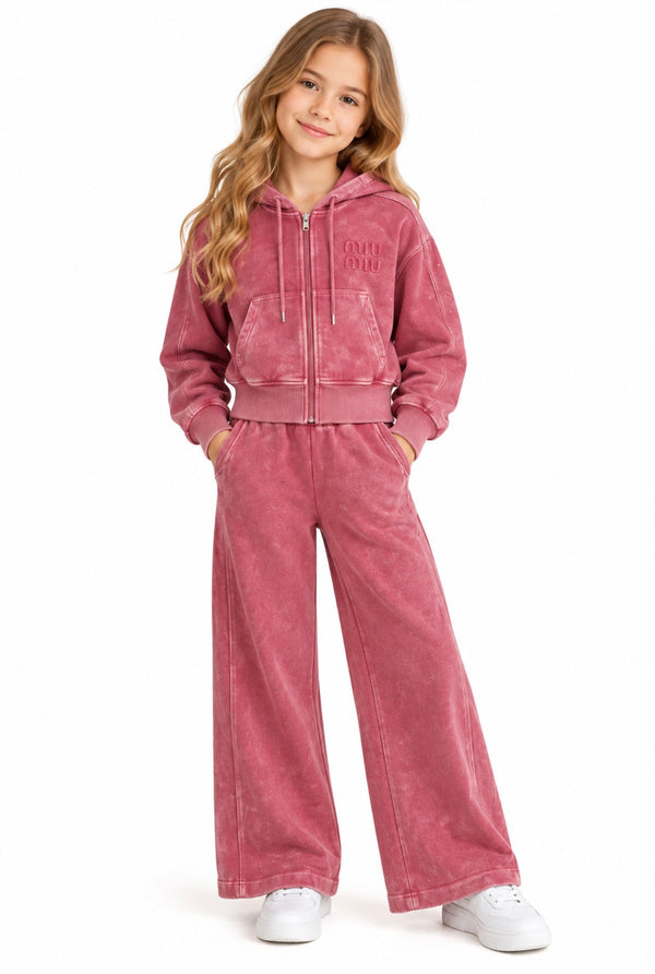 Sequin Icon Premium Rose Hoodie Set