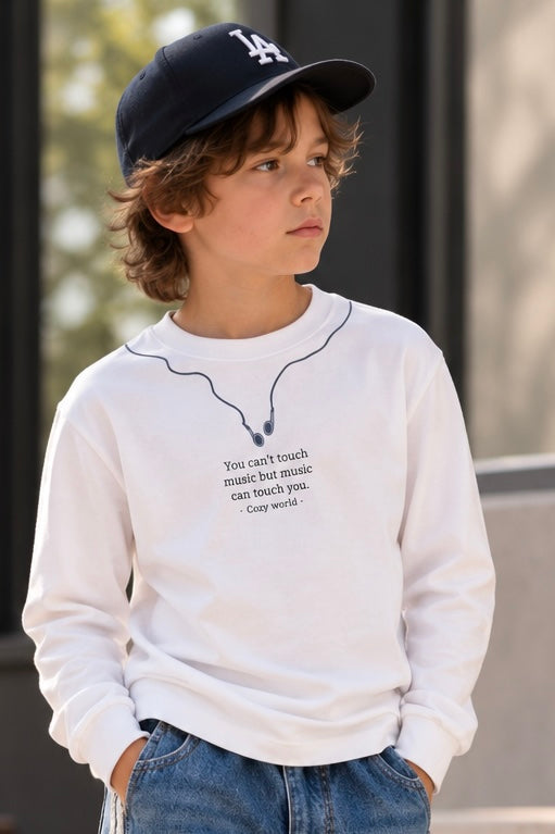 Music Touch Long Sleeve Tee