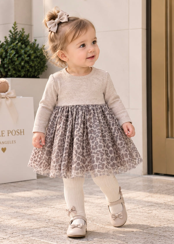 Baby Leopard Tulle Dress