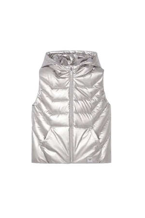 Metallic Padded Vest