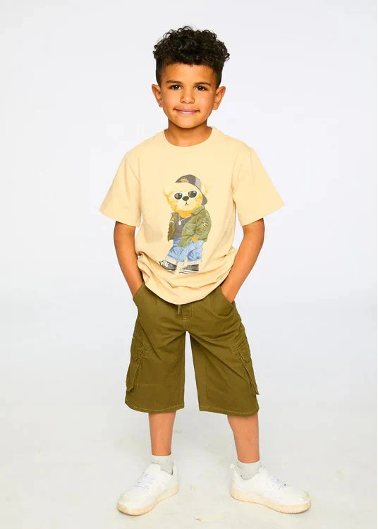 Organic Cotton Jersey Teddy Bear T-Shirt