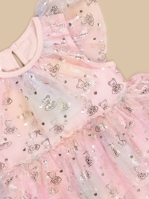 Cloud bear tiered party dress