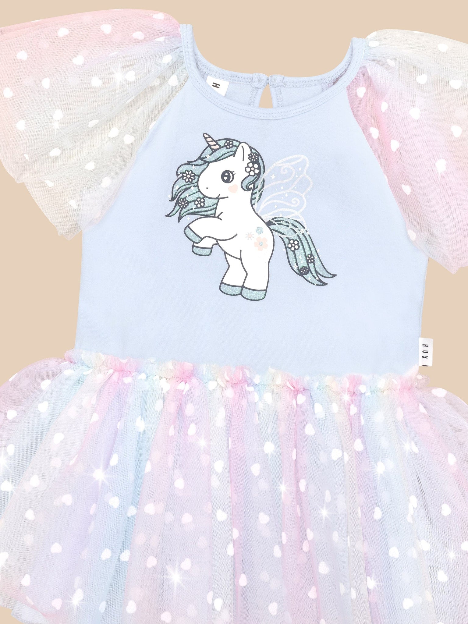 Flutter unicorn ballet dress