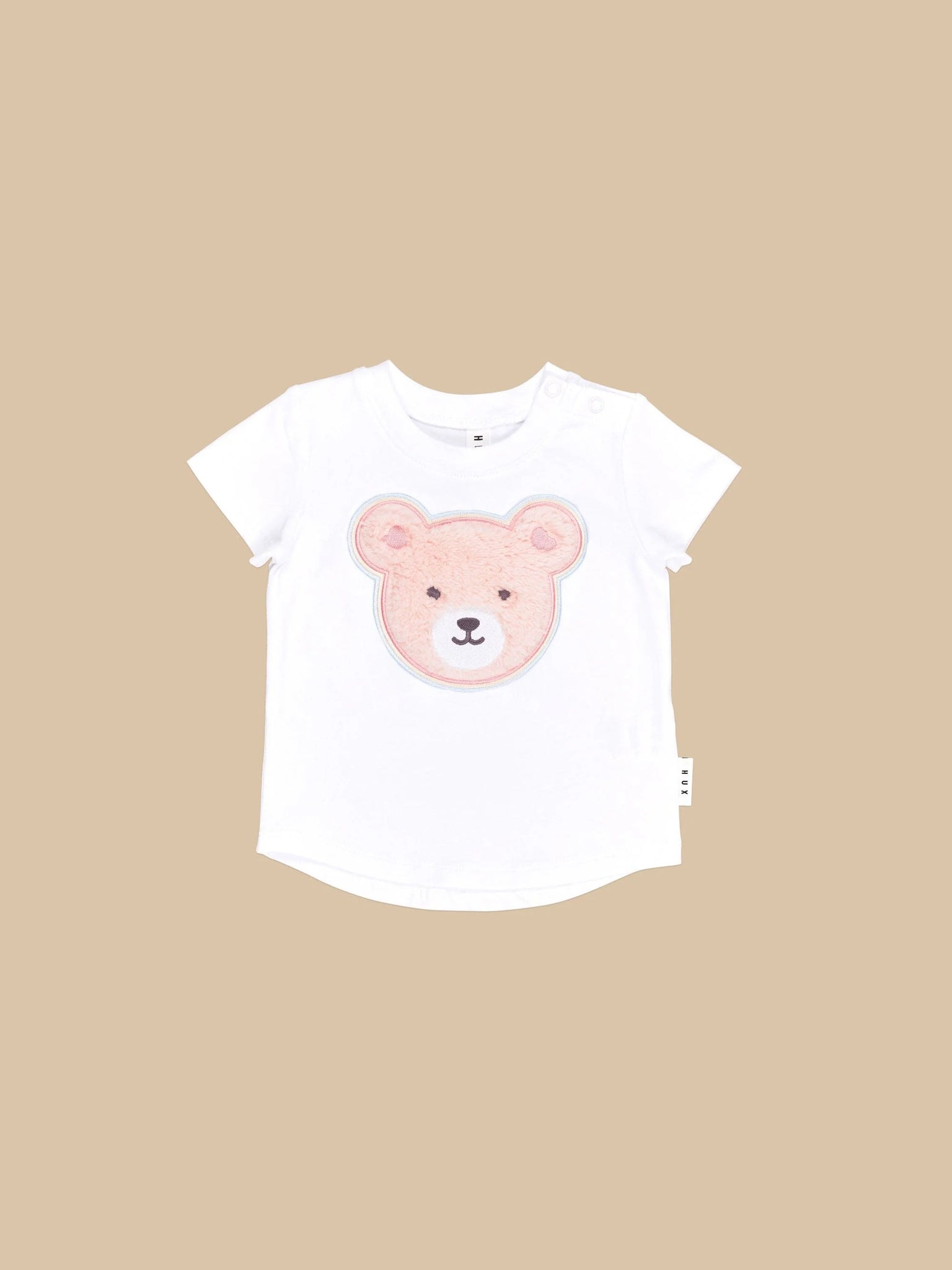 Furry bear t-shirt for girl