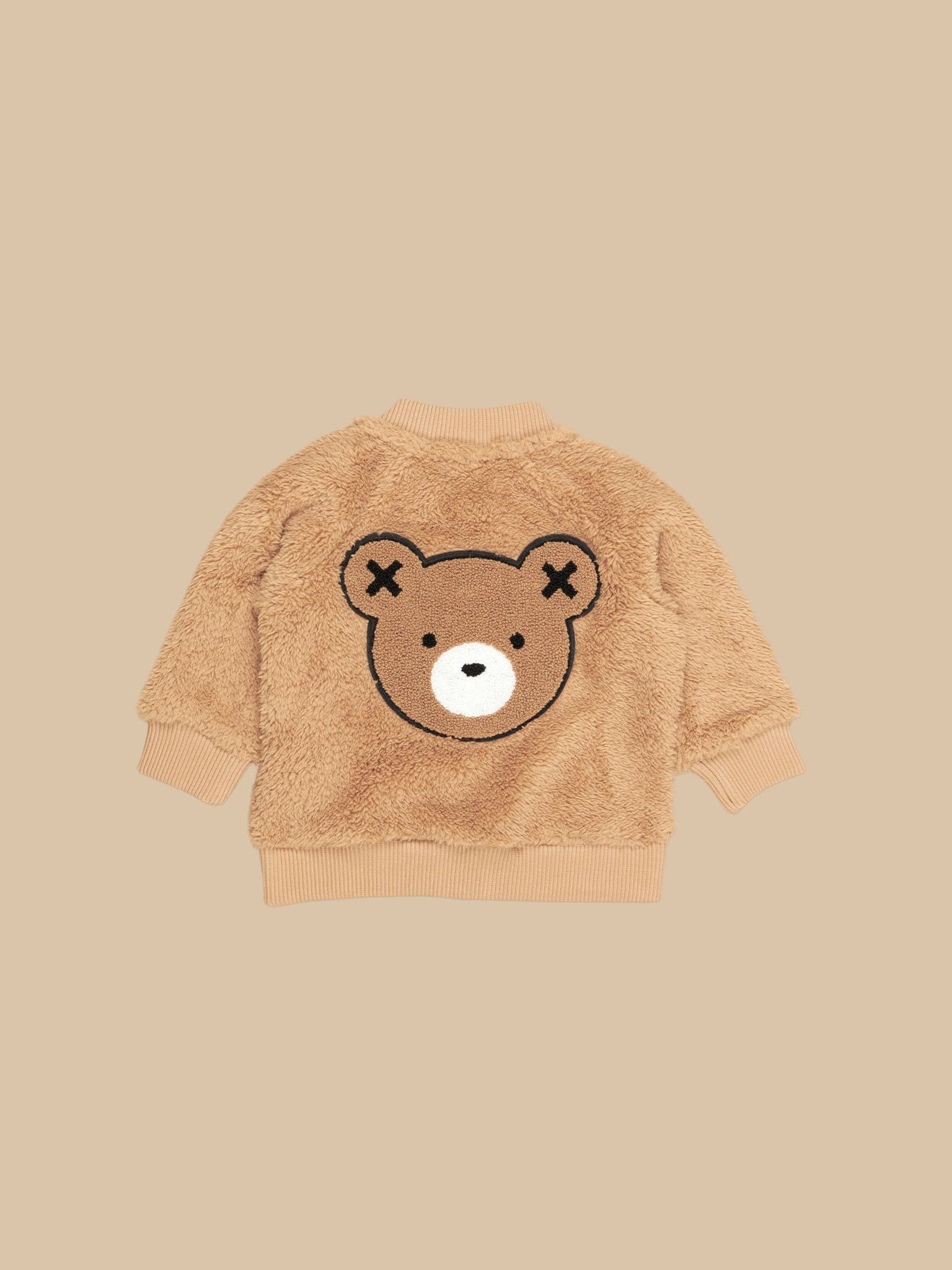 Teddy bear fur jacket for baby boys