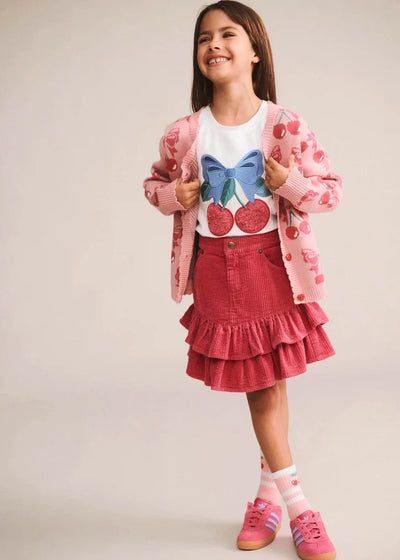 Cherry Bow Cardi