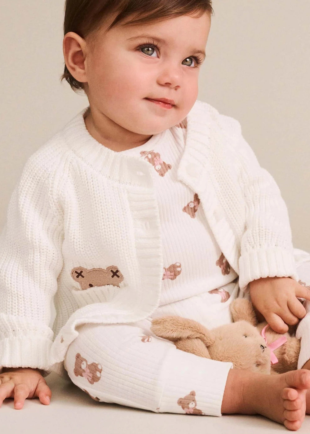 Newborn Peekaboo Cardi