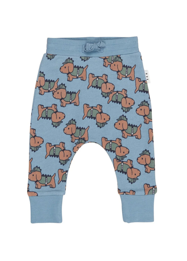 Dino Dog Drop Crotch Pants