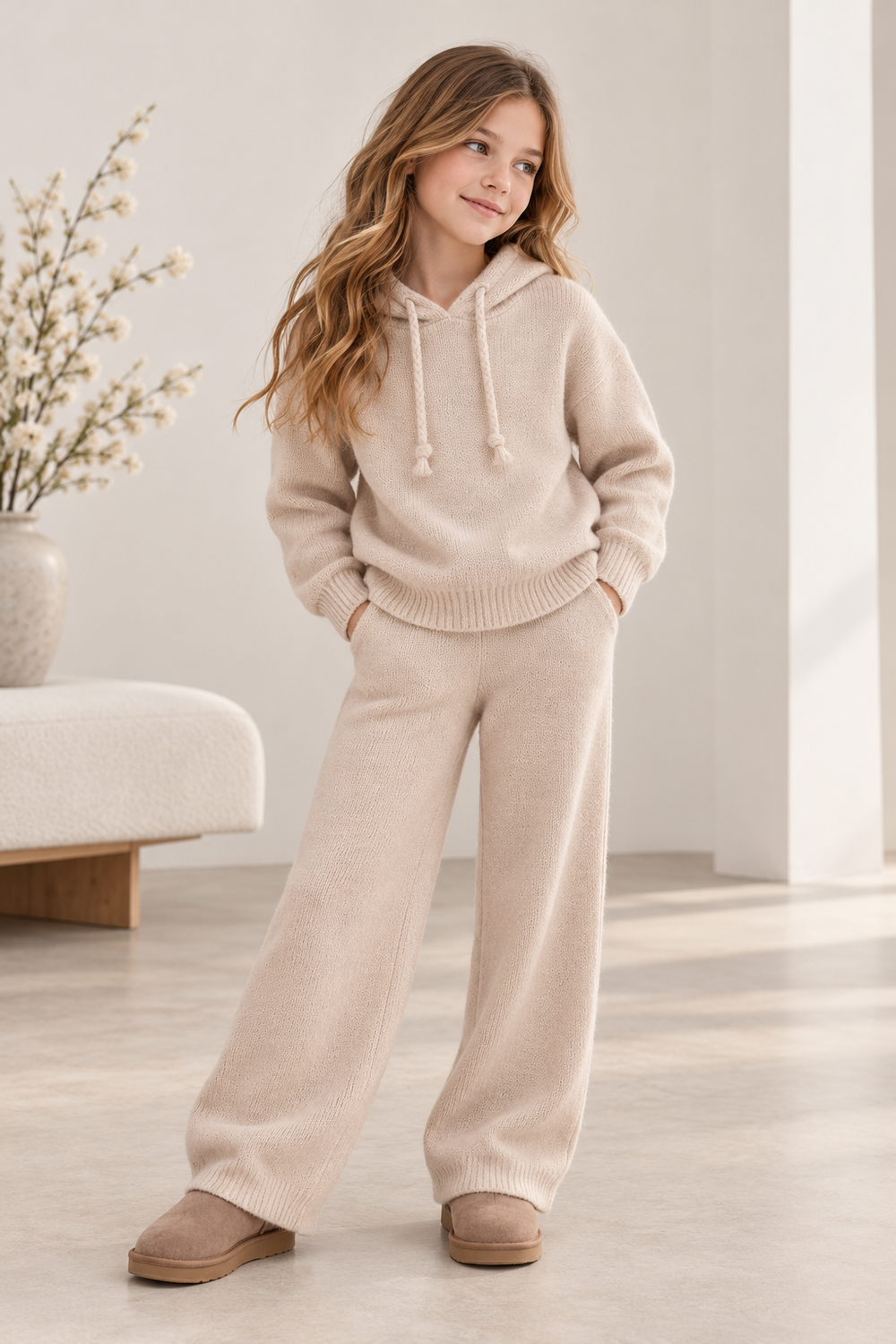 Girl Hoodie and Pants Set