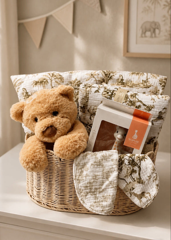 Luxury Neutral Gift Basket
