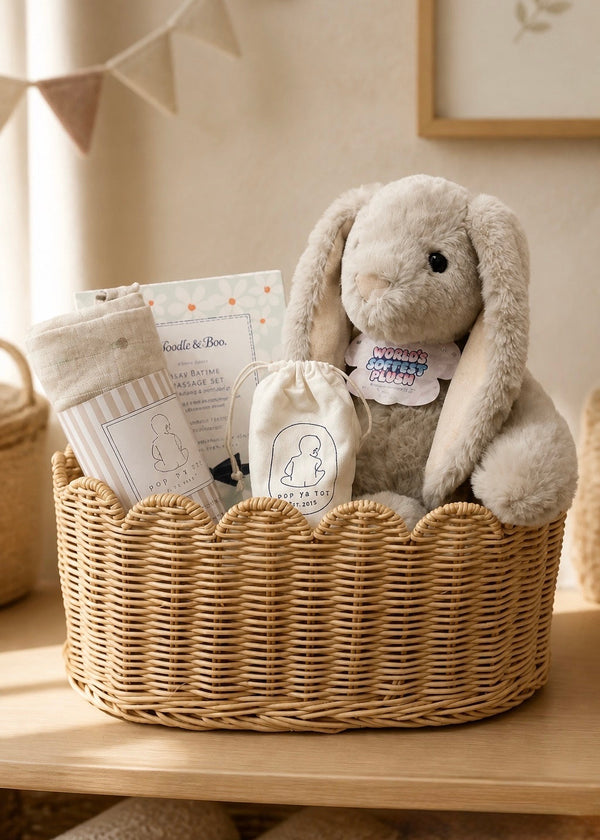 Luxury Neutral Gift Basket