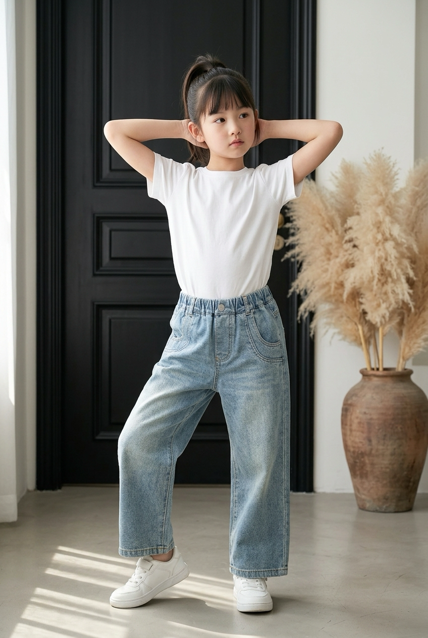 Lightweight Pull-On Jeans