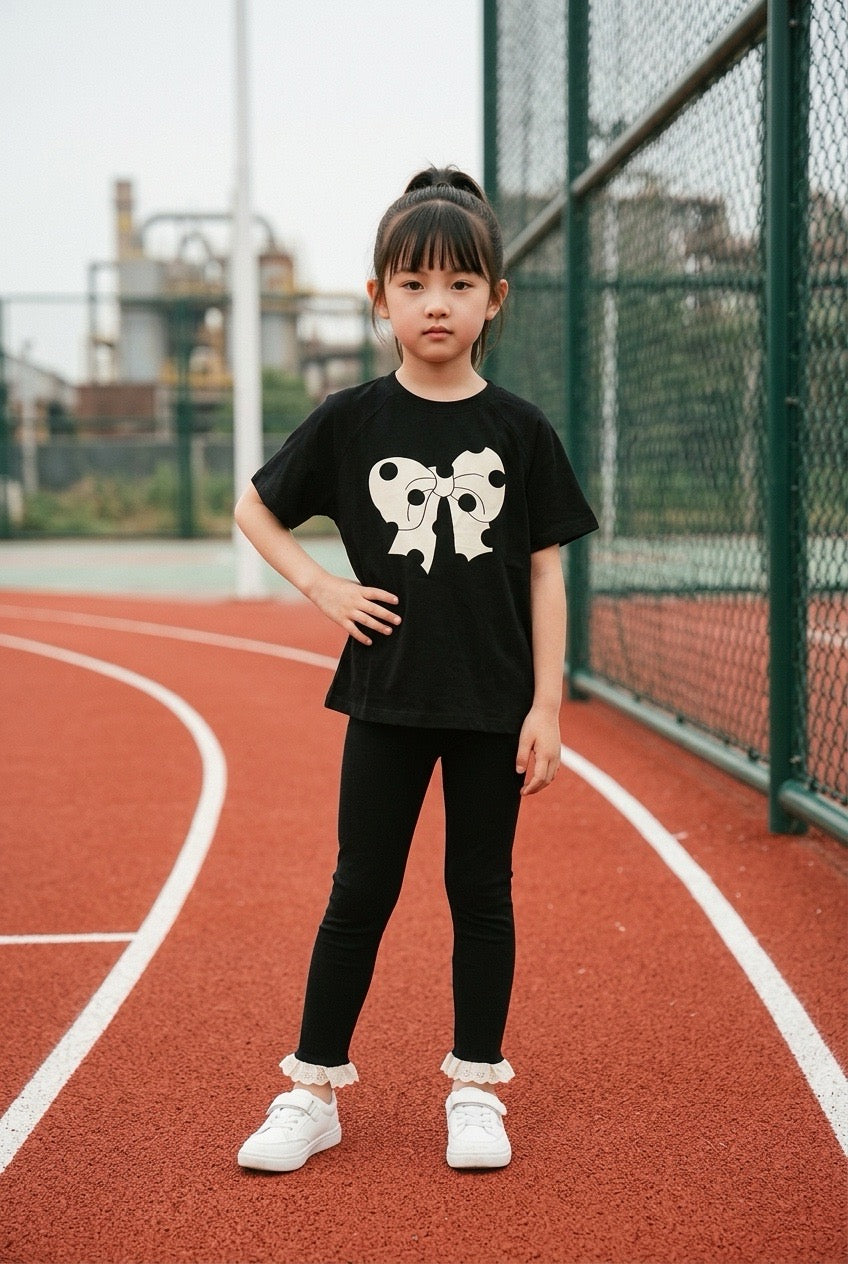 Dots Bow T-Shirt