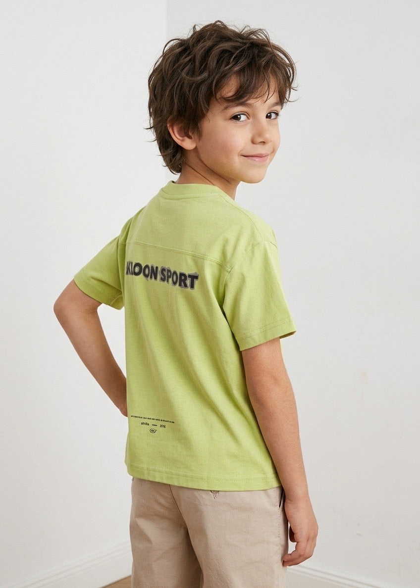 Lime Green Graphic Tee