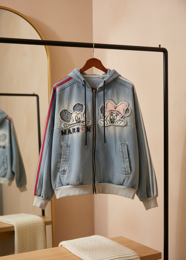 Denim Mickey/Minnie Mouse Jacket