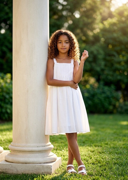 White Cotton Dress