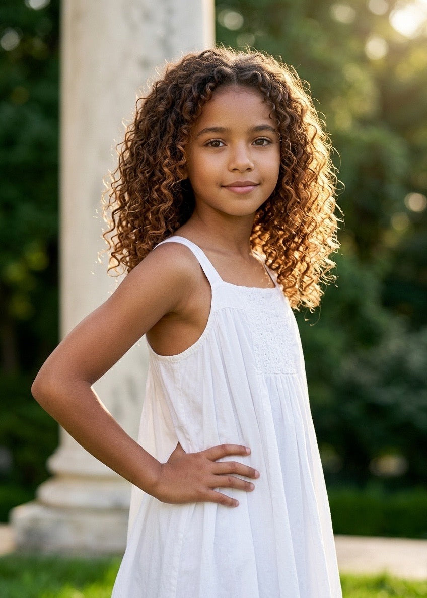 White Cotton Dress