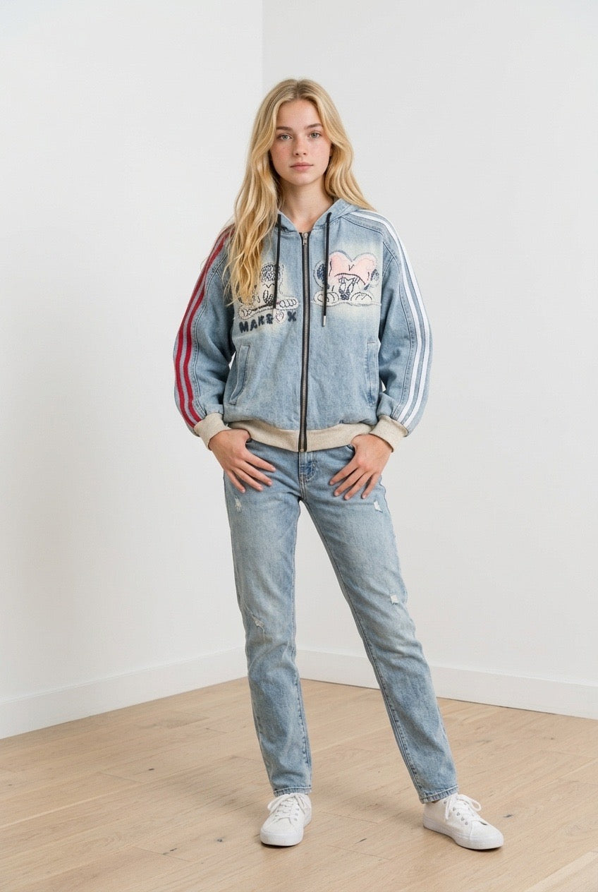 Denim Mickey/Minnie Mouse Jacket