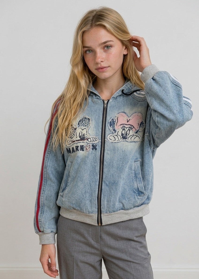 Denim Mickey/Minnie Mouse Jacket