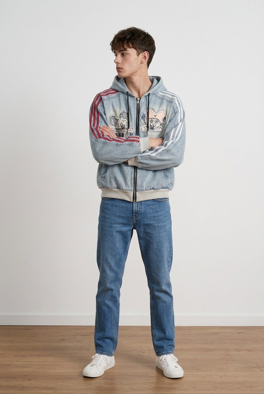 Denim Mickey/Minnie Mouse Jacket