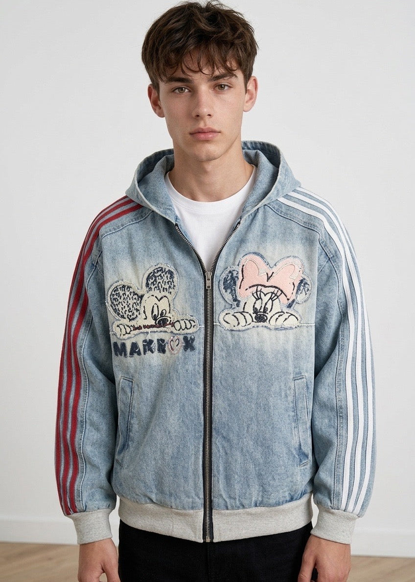 Denim Mickey/Minnie Mouse Jacket